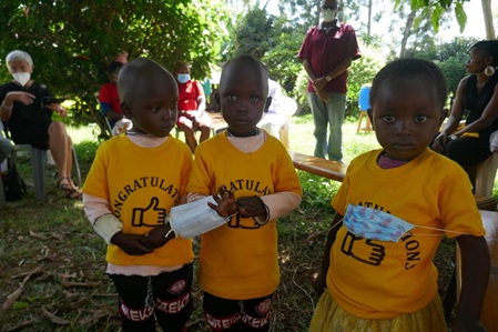 Kinder im Projekt in Kenia